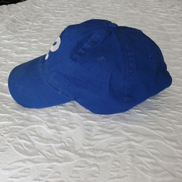 Otto Collection Mens Baseball Blue Cap. White Embroidered Logo. Adjustab… - Picture 3 of 7